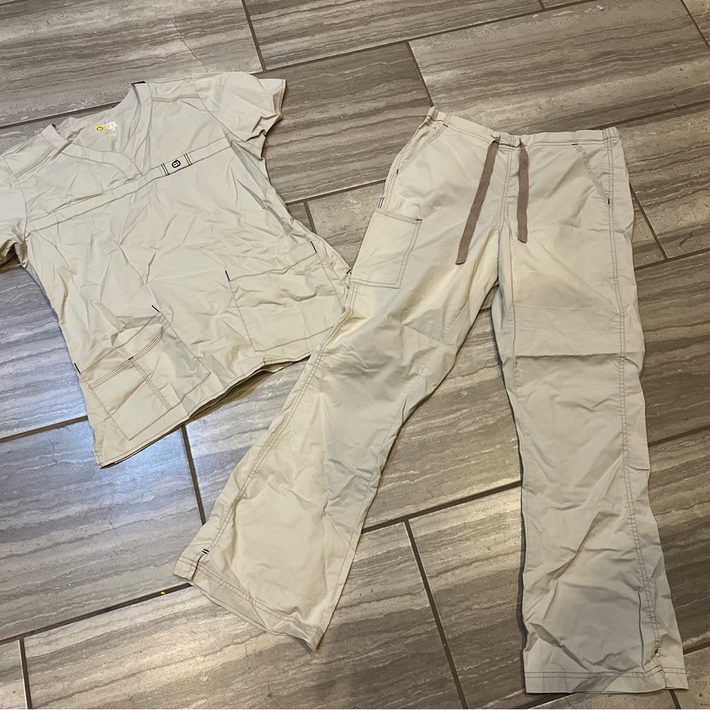 Womens sz M WonderWink Scrub Set